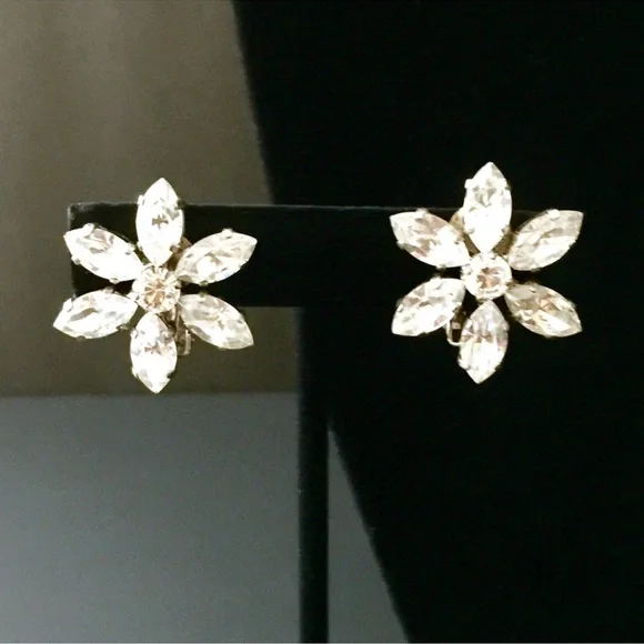 🇦🇪 UAE VINTAGE CRYSTALS CHOCKER NECKLACE & EARRINGS SET - Picture 3 of 10